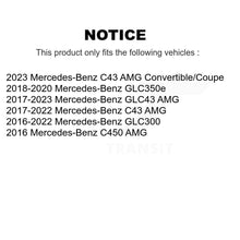 Charger l'image dans la galerie, Rear Coat Brake Rotor Ceramic Pad Kit For Mercedes-Benz GLC300 C43 AMG GLC43 C450 GLC350e KGT-103576