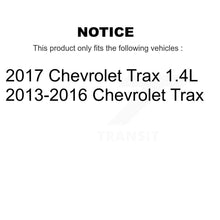 Load image into Gallery viewer, Front Rear Coated Disc Brake Rotors Ceramic Pads And Drum Kit (7Pc) For Chevrolet Trax KGT-103583
