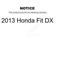 Charger l'image dans la galerie, Front Rear Coated Disc Brake Rotors Ceramic Pads And Drum Kit For 2013 Honda Fit DX KGT-103586