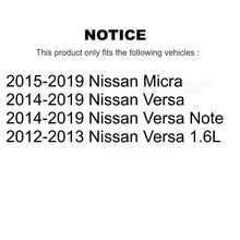 Charger l'image dans la galerie, Front Rear Coated Disc Brake Rotors Ceramic Pads And Drum Kit For Nissan Micra Versa Note KGT-103588