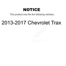 Load image into Gallery viewer, Front Rear Coated Disc Brake Rotors Ceramic Pad And Drum Kit For 2013-2017 Chevrolet Trax KGT-103593