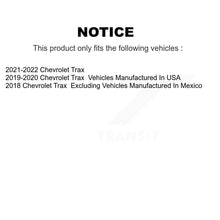 Load image into Gallery viewer, Front Rear Coated Disc Brake Rotors Ceramic Pads And Drum Kit For Chevrolet Trax KGT-103595
