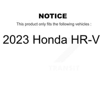 Load image into Gallery viewer, Front Rear Coated Disc Brake Rotors And Ceramic Pads Kit For 2023 Honda HR-V KGT-104367