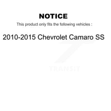 Load image into Gallery viewer, Front Rear Coated Disc Brake Rotors And Ceramic Pad Kit For 2010-2015 Chevrolet Camaro SS KGT-104382