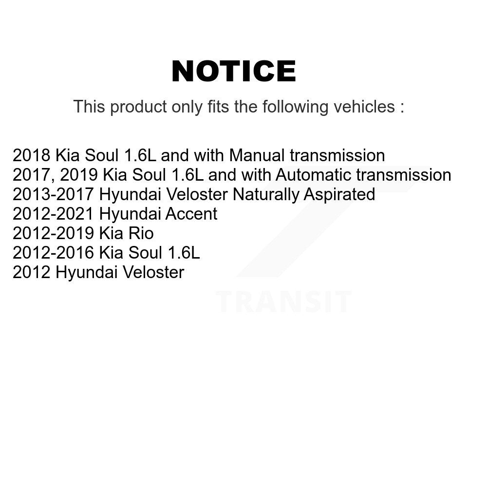 Mpulse Ignition Coil Pair For Kia Soul Hyundai Accent Rio Veloster