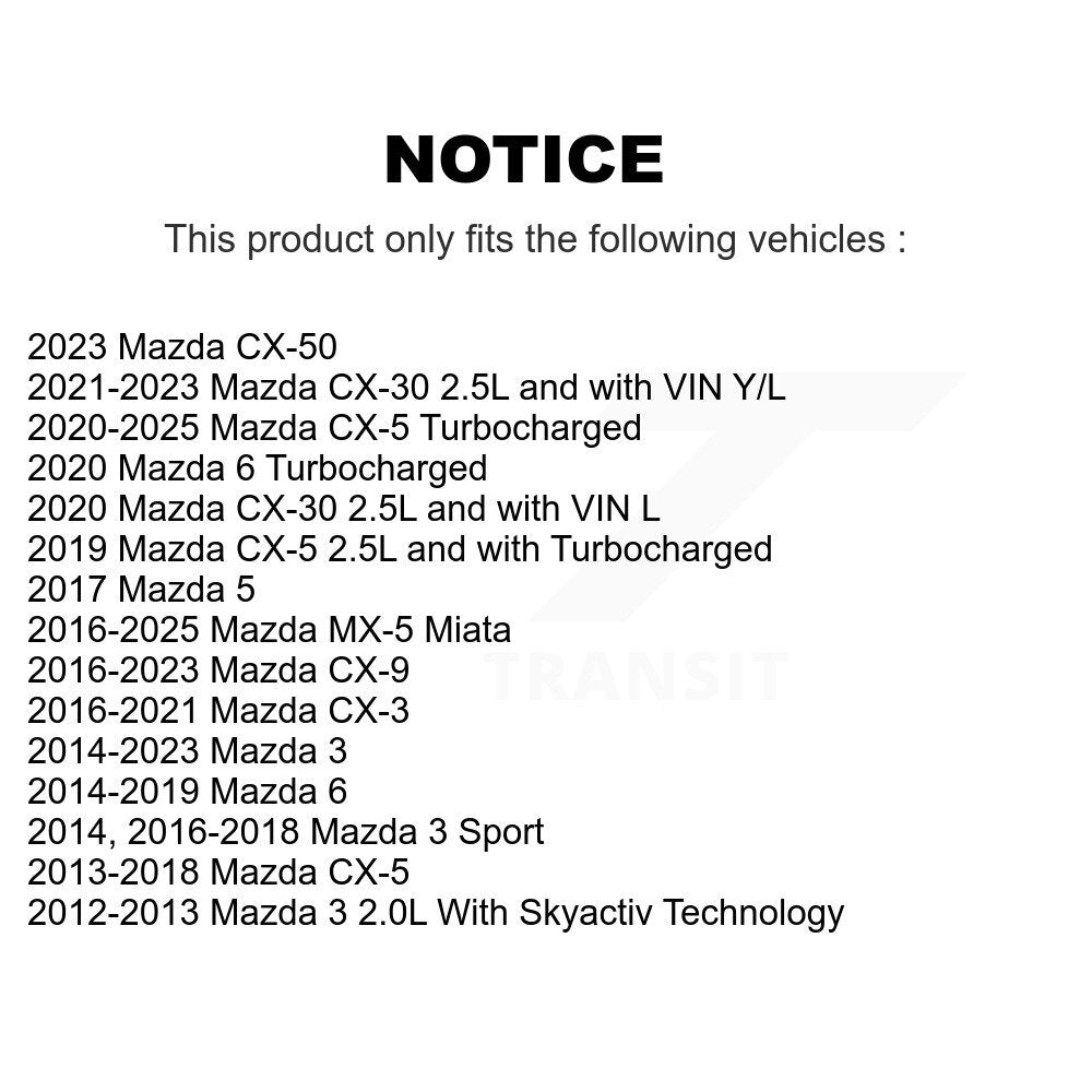Mpulse Ignition Coil Pair For Mazda CX-5 3 6 CX-9 CX-3 MX-5 Miata 5 Sport