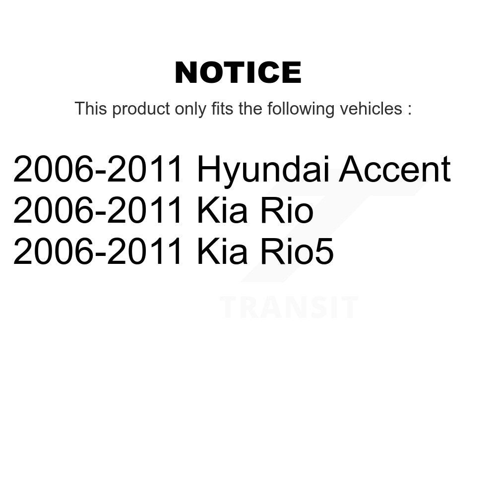Mpulse Ignition Coil Pair For 2006-2011 Hyundai Accent Kia Rio Rio5