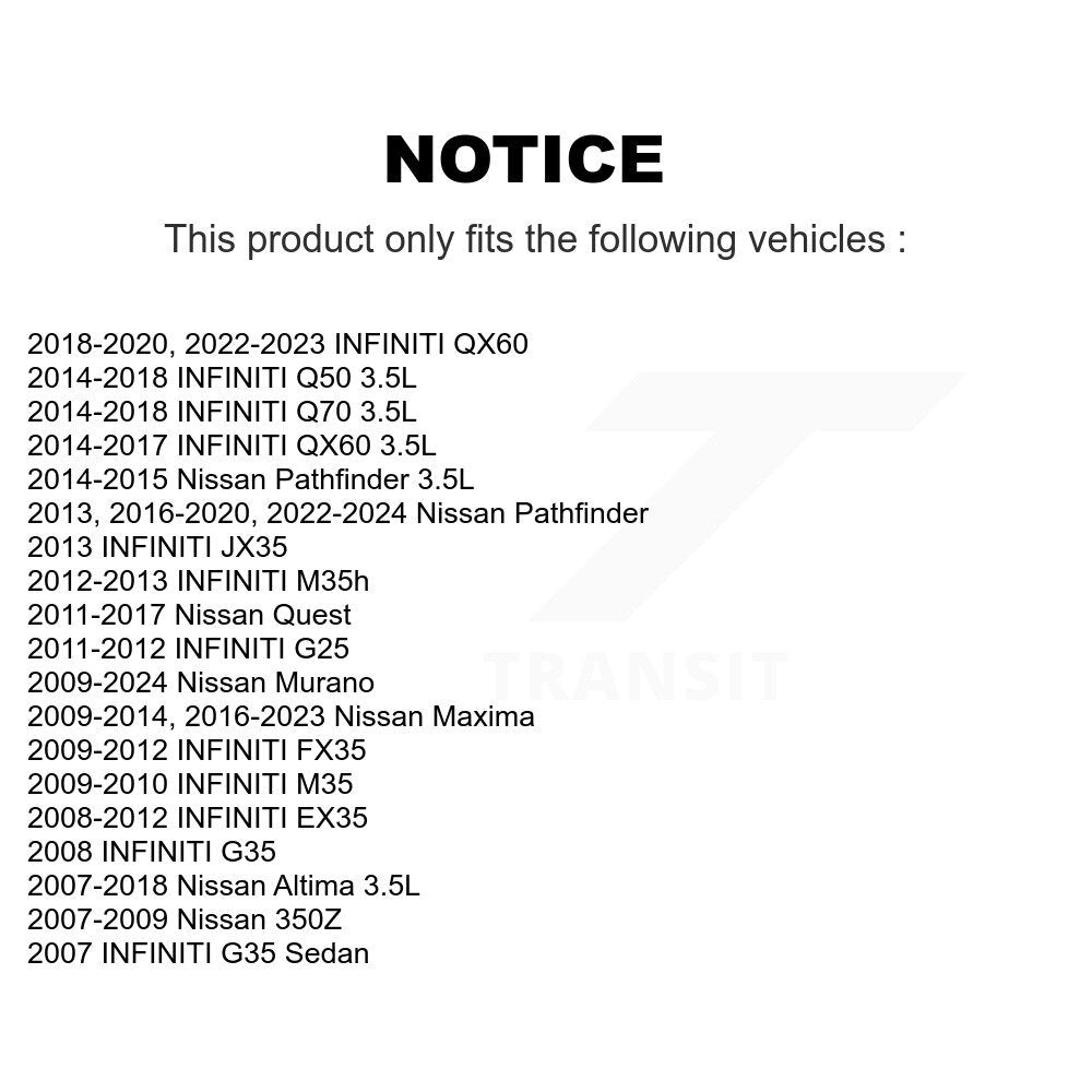 Mpulse Ignition Coil Kit For Nissan Altima Murano INFINITI Maxima Pathfinder Q50