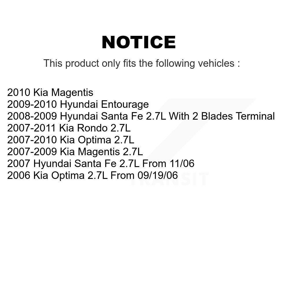 Mpulse Ignition Coil Kit For Hyundai Santa Fe Kia Optima Rondo Magentis