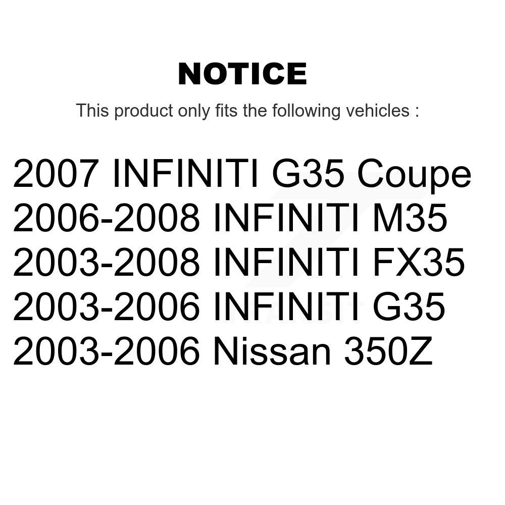Mpulse Ignition Coil Kit For INFINITI G35 Nissan 350Z FX35 M35