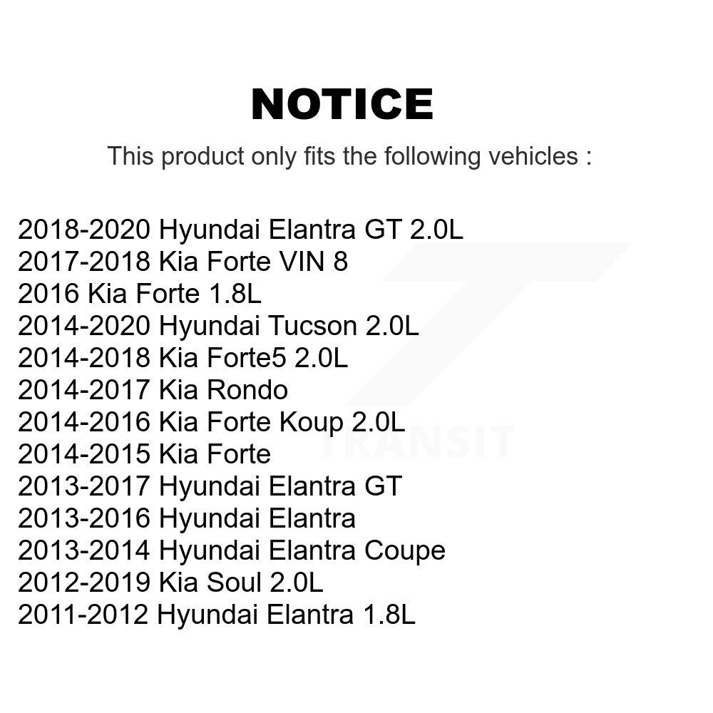 Mpulse Ignition Coil Kit For Hyundai Kia Soul Elantra Tucson Forte GT Forte5