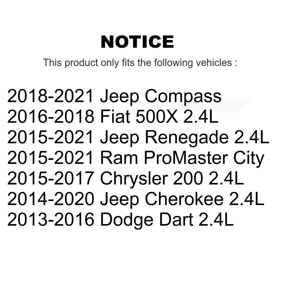 Mpulse Ignition Coil Kit For Jeep Cherokee Renegade Compass Dodge Dart Chrysler