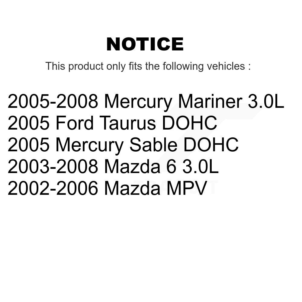 Mpulse Ignition Coil Kit For Mazda 6 Mercury Ford Taurus Mariner MPV Sable
