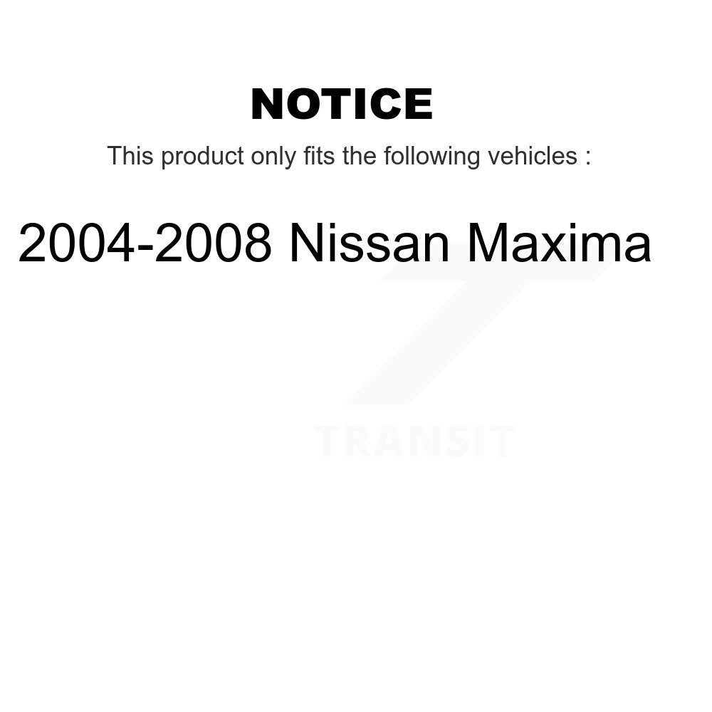 Rear Suspension Shock Absorber And Strut Mount Kit For 2004-2008 Nissan Maxima KSH-100003