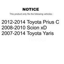 Load image into Gallery viewer, Rear Suspension Shock Absorber And Strut Mount Kit For Toyota Yaris Prius C Scion xD KSH-100571