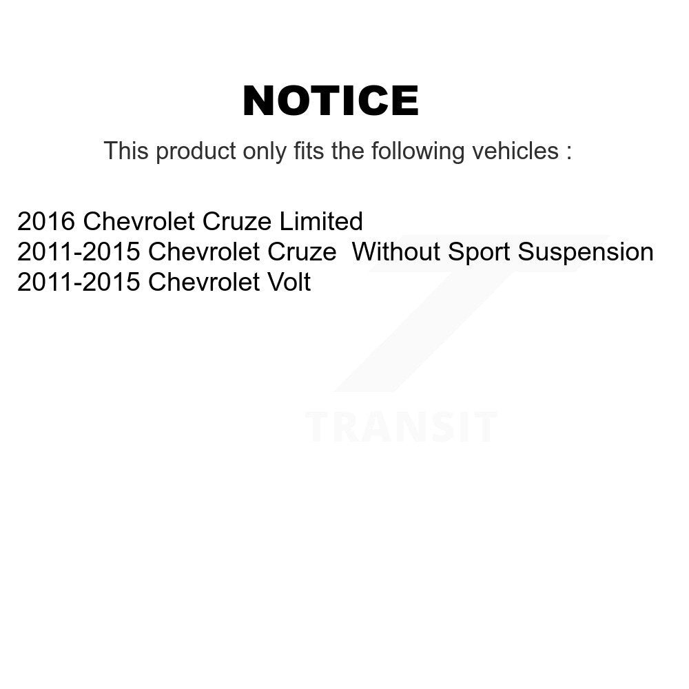 Rear Suspension Shock Absorber And Strut Mount Kit For Chevrolet Cruze Limited Volt KSH-100572