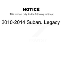 Load image into Gallery viewer, Front Arms &amp; Complete Shock Tie Rods Link Sway Bar Kit (10Pc) For 2010-2014 Subaru Legacy KSS-104008