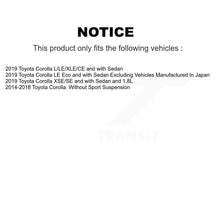 Charger l'image dans la galerie, Front Control Arms &amp; Complete Shock Tie Rods Link Sway Bar Kit (10Pc) For Toyota Corolla KSS-104111