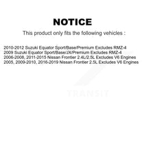 Charger l&#39;image dans la galerie, 2016-2019 Nissan Frontier  , 2011-2015 Nissan Frontier  , 2010-2012 Suzuki Equator  , 2009-2010 Nissan Frontier  , 2009 Suzuki Equator , 2006-2008 Nissan Frontier  , 2005 Nissan Frontier Front Left Suspension Strut Coil Spring Assembly Kit