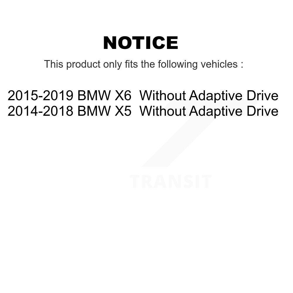 Front Left Shock Assembly And TOR Link Kit For BMW X5 X6 Without Adaptive Drive