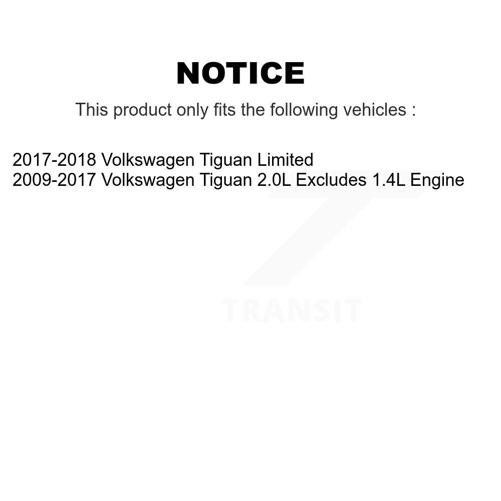 2017-2018 Volkswagen Tiguan Limited  , 2009-2017 Volkswagen Tiguan  Front Suspension Strut Coil Spring Assembly Kit