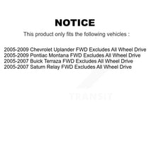 Charger l&#39;image dans la galerie, 2005-2007 Buick Terraza  , 2005-2009 Chevrolet Uplander  , 2005-2009 Pontiac Montana  , 2005-2007 Saturn Relay  Front Suspension Strut Coil Spring Assembly Kit