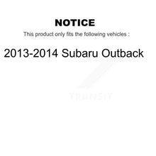 Load image into Gallery viewer, 2013-2014 Subaru Outback  Front Left Suspension Strut Coil Spring Assembly Kit