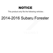 Charger l&#39;image dans la galerie, 2014-2016 Subaru Forester  Front Left Suspension Strut Coil Spring Assembly Kit
