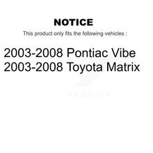 Charger l&#39;image dans la galerie, 2003-2008 Pontiac Vibe  , 2003-2008 Toyota Matrix  Front Right Suspension Strut Coil Spring Assembly Kit