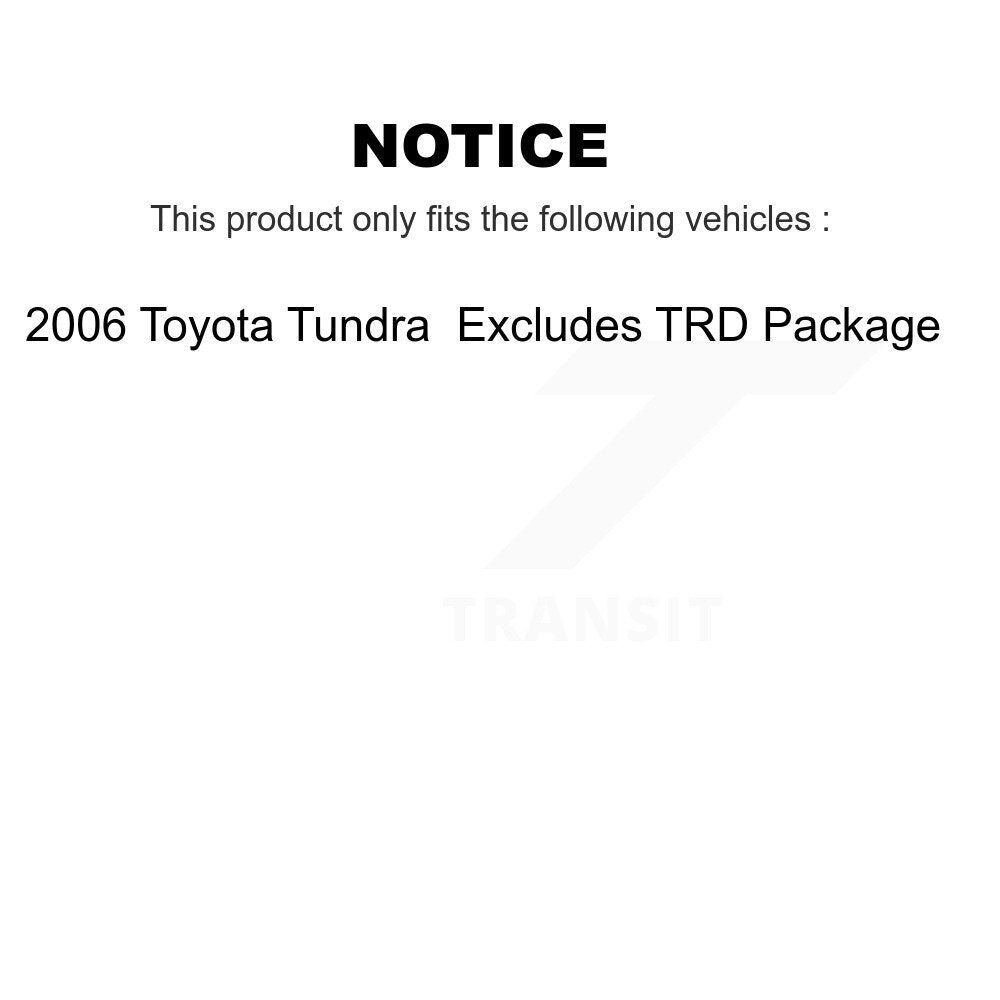 Front Right Shock Assembly & TOR Link Kit For Toyota Tundra Excludes TRD Package