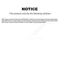 Charger l&#39;image dans la galerie, 2007 Subaru Impreza , 2005-2006 Subaru Impreza  , 2004 Subaru Impreza Front Right Suspension Strut Coil Spring Assembly Kit