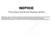 Load image into Gallery viewer, 2004 Subaru Legacy , 2003 Subaru Legacy , 2000-2002 Subaru Legacy  Rear Suspension Strut Coil Spring Assembly Kit