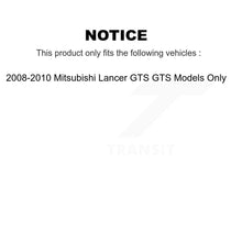 Charger l&#39;image dans la galerie, 2008-2010 Mitsubishi Lancer  Rear Suspension Strut Coil Spring Assembly Kit