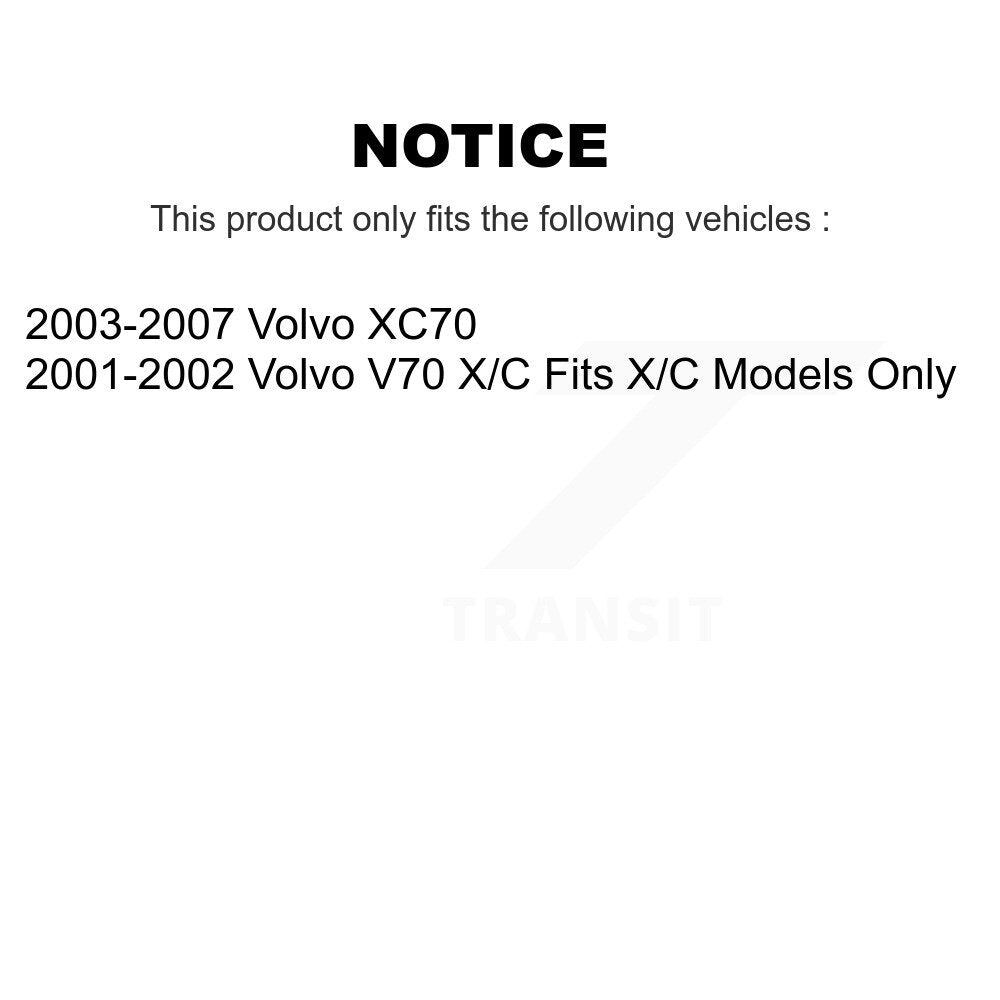 2003-2007 Volvo XC70  , 2001-2002 Volvo V70  Rear Left Suspension Strut Coil Spring Assembly Kit