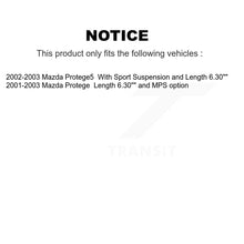 Charger l&#39;image dans la galerie, 2003 Mazda Protege , 2002 Mazda Protege , 2002-2003 Mazda Protege5  , 2001 Mazda Protege Rear Left Suspension Strut Coil Spring Assembly Kit
