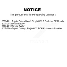 Charger l&#39;image dans la galerie, 2009-2011 Toyota Camry  , 2007-2012 Lexus ES350  , 2007-2012 Toyota Avalon  , 2007-2008 Toyota Camry  , 2006 Toyota Avalon Rear Left Suspension Strut Coil Spring Assembly Kit