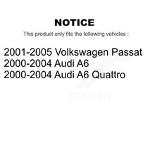 Charger l&#39;image dans la galerie, 2001-2005 Volkswagen Passat  , 2000-2004 Audi A6  , 2000-2004 Audi A6 Quattro  Front Right Suspension Strut Coil Spring Assembly Kit