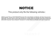 Charger l&#39;image dans la galerie, 2008 Hyundai Tiburon , 2005-2007 Hyundai Tiburon  , 2003-2004 Hyundai Tiburon  Front Right Suspension Strut Coil Spring Assembly Kit