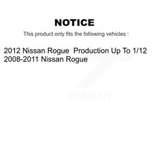 Charger l&#39;image dans la galerie, 2013 Nissan Rogue , 2012 Nissan Rogue , 2008-2011 Nissan Rogue  Front Right Suspension Strut Coil Spring Assembly Kit