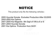 Load image into Gallery viewer, 2005 Hyundai Sonata , 2002-2005 Kia Optima  , 2001-2004 Hyundai Sonata  , 2001-2005 Kia Magentis  , 2001 Kia Optima Front and Rear Suspension Strut Coil Spring Assembly Kit