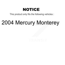 Charger l&#39;image dans la galerie, 2004 Mercury Monterey Front and Rear Suspension Strut Coil Spring Assembly Kit