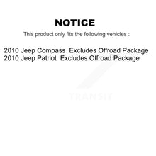 Charger l'image dans la galerie, Front Rear Complete Strut &amp; TOR Bar Link Kit (8Pc) For Jeep Patriot KSS-107725