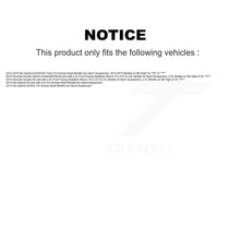 Charger l&#39;image dans la galerie, 2014-2015 Kia Optima  , 2013-2014 Hyundai Sonata  , 2013 Kia Optima , 2013 Kia Optima Front and Rear Suspension Strut Coil Spring Assembly Kit