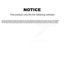 Charger l&#39;image dans la galerie, 2014 Hyundai Sonata , 2014-2015 Kia Optima  , 2013 Hyundai Sonata , 2013 Kia Optima Front and Rear Suspension Strut Coil Spring Assembly Kit