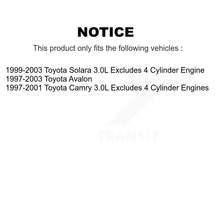 Charger l&#39;image dans la galerie, 1999-2003 Toyota Solara  , 1997-2001 Lexus ES300  , 1997-2003 Toyota Avalon  , 1997-2001 Toyota Camry  Front and Rear Suspension Strut Coil Spring Assembly Kit