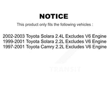 Charger l&#39;image dans la galerie, 2002-2003 Toyota Solara  , 1999-2001 Toyota Solara  , 1997-2001 Toyota Camry  Front and Rear Suspension Strut Coil Spring Assembly Kit