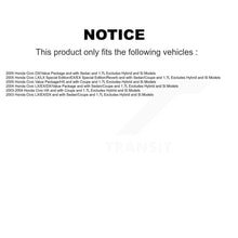 Charger l&#39;image dans la galerie, 2005 Honda Civic , 2005 Honda Civic , 2005 Honda Civic , 2004 Honda Civic , 2003-2004 Honda Civic  , 2003 Honda Civic Front and Rear Suspension Strut Coil Spring Assembly Kit