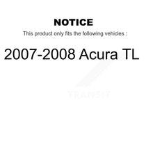 Load image into Gallery viewer, 2007-2008 Acura TL  Front and Rear Suspension Strut Coil Spring Assembly Kit