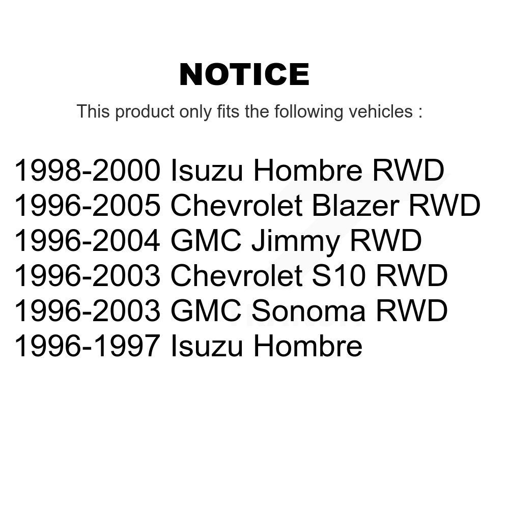 Front Tie Rod End & Boot Kit For Chevrolet GMC Blazer S10 Sonoma Jimmy Isuzu Hombre KTB-100004