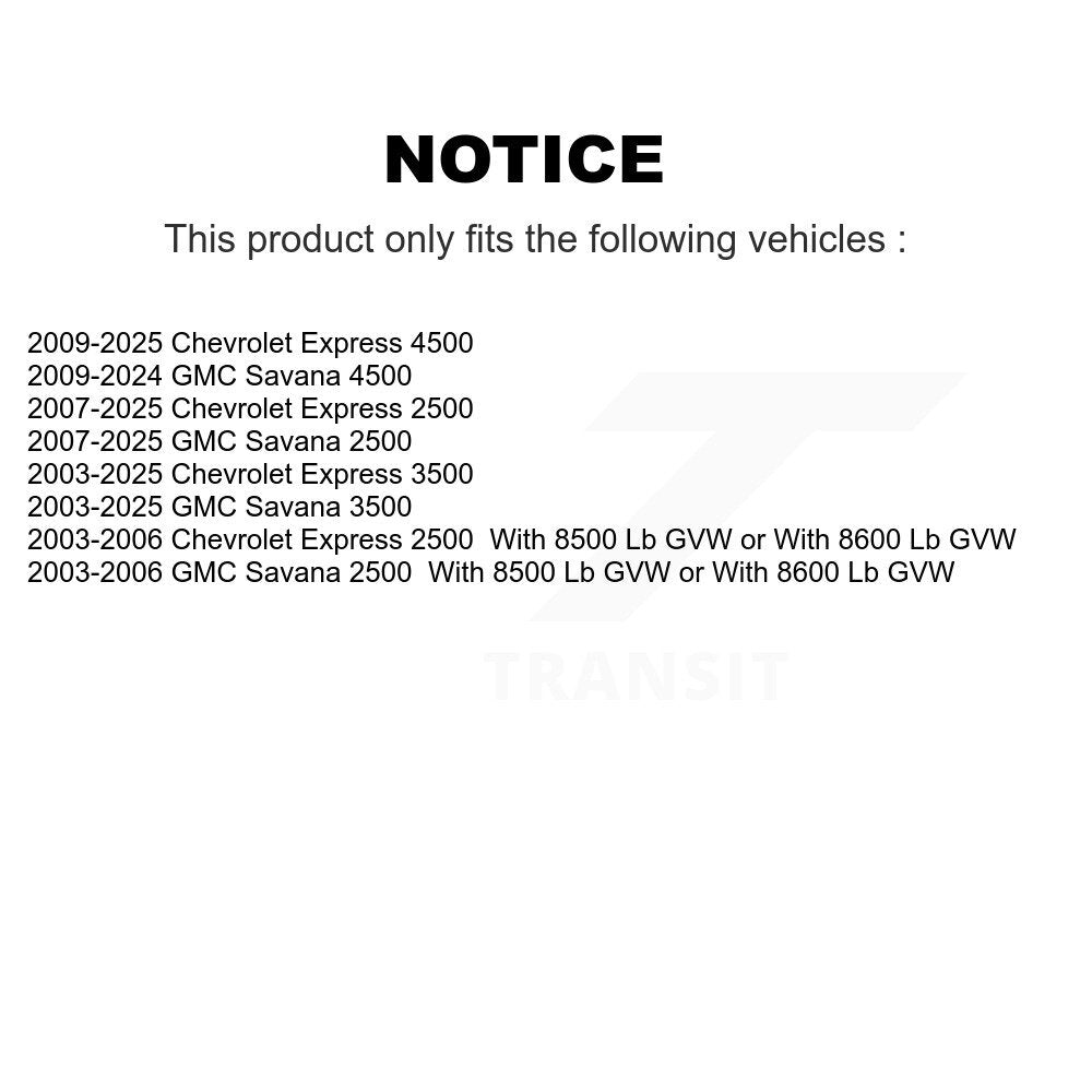 Front Steering Tie Rod End & Boot Kit For GMC Chevrolet Savana 2500 Express 3500 4500 KTB-100009